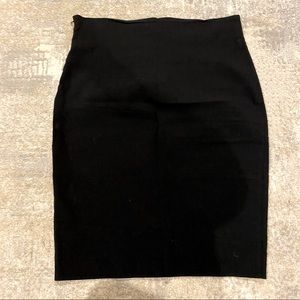 Zara Basics Women Black pencil skirt